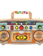 2Kids Toys Activity Board Wooden FM Radio aktivity hračka 12m+ 1 ks