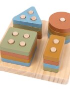 2Kids Toys Colourful Shape Sorter aktivity vkládačka 12m+ 17 ks