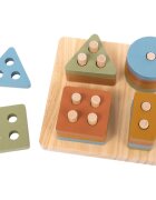 2Kids Toys Colourful Shape Sorter aktivity vkládačka 12m+ 17 ks