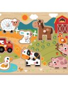 2Kids Toys Puzzle puzzle Farm 18m+ 9 ks