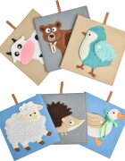 2Kids Toys Sensory Pictures Animals obrázková knížka 6 ks