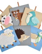 2Kids Toys Sensory Pictures Animals obrázková knížka 6 ks