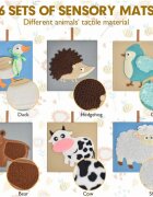 2Kids Toys Sensory Pictures Animals obrázková knížka 6 ks