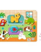 2Kids Toys Shape Puzzles aktivity vkládačka Pets 12 m+ 8 ks