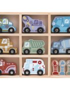 2Kids Toys Wooden Car Set sada hraček 2y+ 12 ks