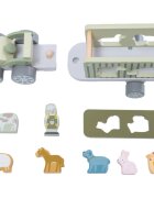 2Kids Toys Wooden Car with Animals sada hraček ze dřeva 2y+ 10 ks