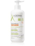 A-Derma Exomega Control Emollient Lotion tělové mléko proti podráždění a svědění pokožky 400 ml