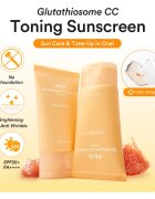 Abib Glutathiosome CC Sunscreen Toning Tube ochranný tónovaný fluid na obličej s rozjasňujícím efektem SPF 50+ 50 ml