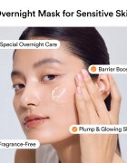 Abib Rice Probiotics Overnight Mask Barrier Jelly noční pleťová maska pro intenzivní hydrataci 80 ml