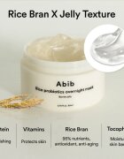 Abib Rice Probiotics Overnight Mask Barrier Jelly noční pleťová maska pro intenzivní hydrataci 80 ml