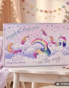 Accentra Beauty Advent Calendar Unicorn adventní kalendář pro děti
