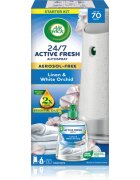 Air Wick Active Fresh Linen & White Orchid automatický osvěžovač vzduchu s náplní 228 ml
