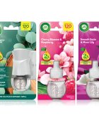 Air Wick Cherry Blossom & Rasberry Blue Eucalyptus & Cedarwood Essential Oils Smooth Satin & Moon Li osvěžovač vzduchu