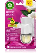 Air Wick Smooth Satin & Moon Lily Electric elektrický osvěžovač vzduchu s náplní 19 ml