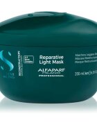 Alfaparf Milano Semi di Lino Reconstruction Reparative Light Mask regenerační maska pro poškozené vlasy pro jemné vlasy 200 ml