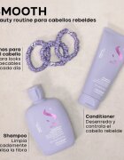 Alfaparf Milano Semi di Lino Smooth Duo Kit dárková sada pro nepoddajné a krepatějící se vlasy 3 ks
