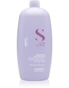 Alfaparf Milano Semi di Lino Smooth uhlazující šampon pro nepoddajné a krepatějící se vlasy 1000 ml