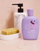 Alfaparf Milano Semi di Lino Smooth uhlazující šampon pro nepoddajné a krepatějící se vlasy 250 ml