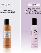 Alfaparf Milano Semi di Lino Style&Care Firming mousse silně fixační pěna na vlasy 250 ml