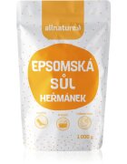 Allnature Epsomská sůl Heřmánek sůl do koupele 1000 g