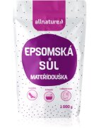 Allnature Epsomská sůl Mateřídouška sůl do koupele 1000 g