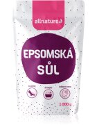 Allnature Epsomská sůl sůl do koupele 1000 g