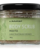 Almara Soap Body Scrub cukrový tělový peeling na celulitidu s vůní Mojito 180 g