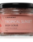 Almara Soap Body Scrub cukrový tělový peeling na celulitidu s vůní Tropical Sunset 180 g