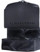 Almara Soap Natural Black As My Soul přírodní tuhé mýdlo pro mastnou a problematickou pleť 90 g