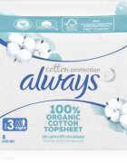 Always Cotton Protection Night vložky bez parfemace 8 ks