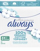 Always Cotton Protection Normal vložky bez parfemace 11 ks