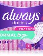 Always Dailies Normal To Go Fresh slipové vložky 20 ks