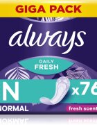 Always Daily Fresh Normal slipové vložky s parfemací 76 ks