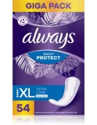 Always Daily Protect Extra Long slipové vložky s parfemací 54 ks