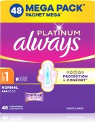 Always Platinum Normal Size 1 vložky s křidélky 48 ks