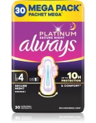 Always Platinum Secure Night Size 4 vložky na noc 30 ks