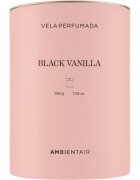 Ambientair COLOURS Black Vanilla vonná svíčka 200 g