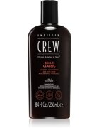 American Crew Hair & Body 3-IN-1 šampón kondicionér a sprchový gel 3 v 1 pro muže 1000 ml