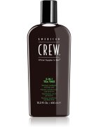 American Crew Hair & Body 3-IN-1 Tea Tree šampón kondicionér a sprchový gel 3 v 1 pro muže 450 ml