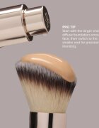 Anastasia Beverly Hills Impeccable Foundation & Face Brush oboustranný univerzální štětec na make-up 1 ks