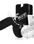 Angry Beards Antisweat & Antistick Balls Set dárková sada pro muže