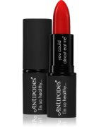 Antipodes Moisture-Boost Natural Lipstick vyživující rtěnka odstín Forest Berry Red 4 g