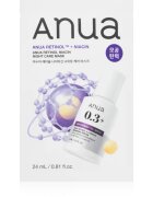 Anua Retinol + Niacin Night Care Mask protivrásková plátýnková maska pro sjednocení barevného tónu pleti 24 ml