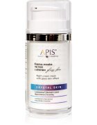 Apis Natural Cosmetics Crystal Skin noční krém-maska pro rozjasnění a hydrataci 50 ml
