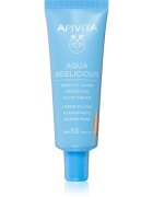 Apivita Aqua Beelicious Tinted Fluid SPF30 lehký tónovací fluid pro rozjasnění pleti SPF 30 40 ml