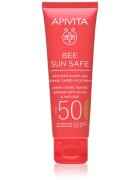 Apivita Bee Sun Safe Anti-Spot and Anti-Age Tinted Face Cream SPF50 ochranný tónovací krém na obličej SPF 50 odstín Golden 50 ml