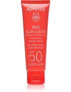 Apivita Bee Sun Safe Hydra Fresh Face Gel-Cream SPF50 hydratační gel krém SPF 50 50 ml