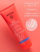 Apivita Bee Sun Safe Hydra Fresh Milk SPF50 opalovací mléko na obličej a tělo SPF 50 200 ml