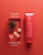 Apivita Bee Sun Safe Hydra Sensitive Soothing Face Cream SPF50+ zklidňující a hydratační krém SPF 50+ 50 ml