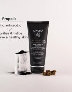 Apivita Cleansing Black Detox Cleansing Gel čisticí gel s aktivním uhlím na obličej a oči 150 ml